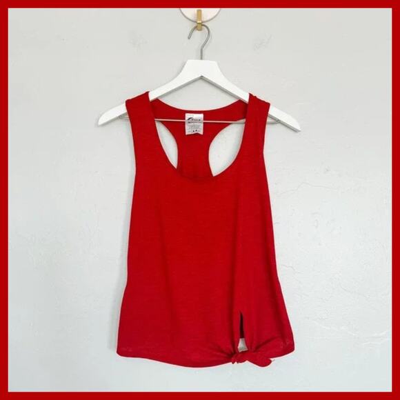ZYIA Active Red Knot Just a Cute Tank Large - Picture 1 of 6